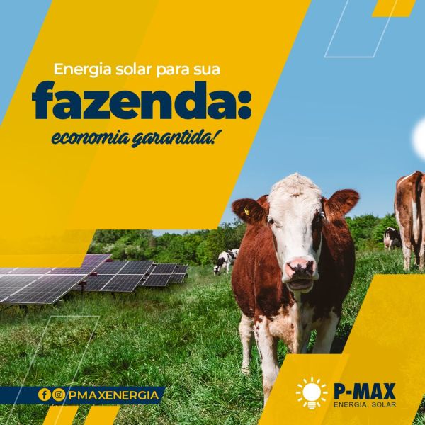 Energia solar para sua fazenda